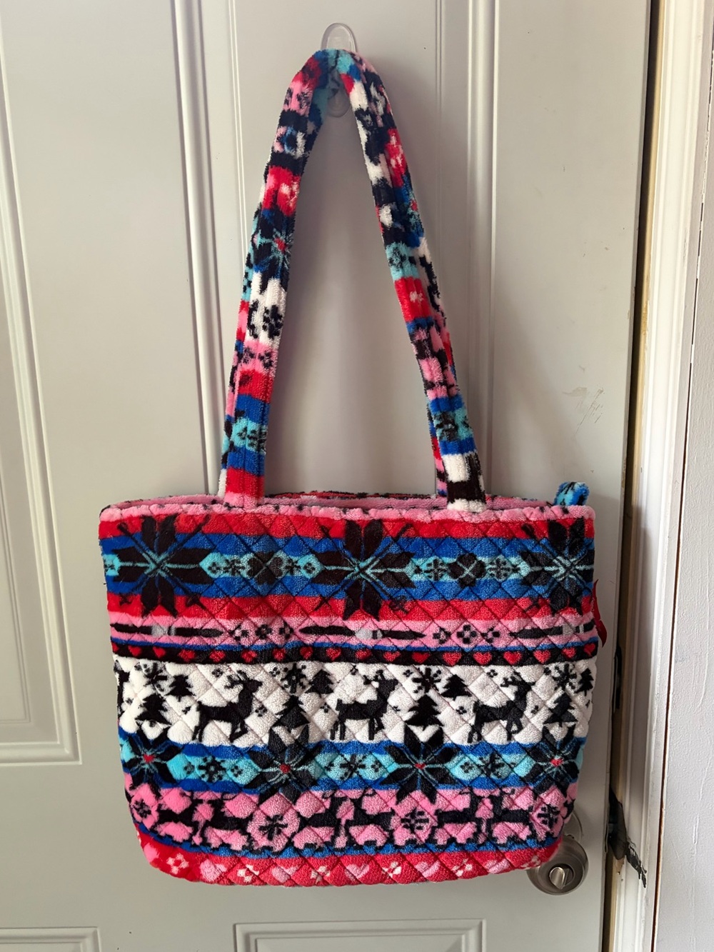 2021 Vera Bradley "Small Vera Tote" in Nordic Stripe Multi NWT - Picture 2 of 5